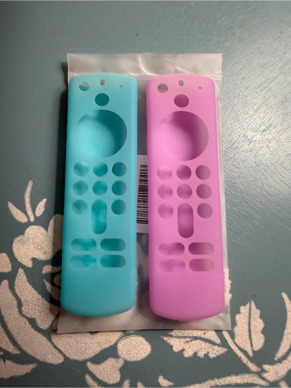Universal Silicone Remote Control Covers in Mint & Lavender - Protective Grip